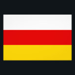Flagge Südossetiens Fotodruck<br><div class="desc">Patriotische Flagge Südossetiens</div>