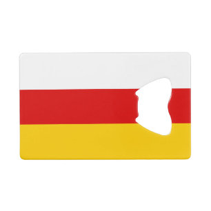 Flagge Südossetiens Geldbeutel Flaschenöffner