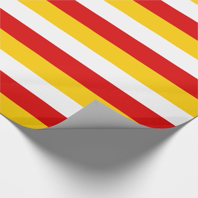Flagge Südossetiens Geschenkpapier (Ecke)