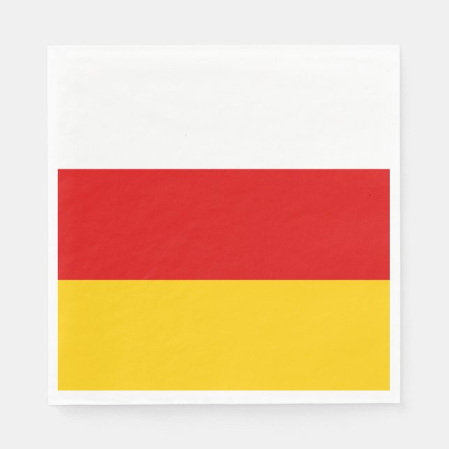 Flagge Südossetiens Serviette (Vorderseite)