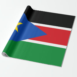 Flagge Südsudans (Afrika) Geschenkpapier