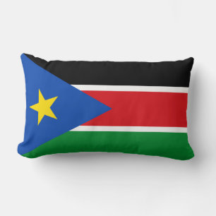 Flagge Südsudans (Afrika) Lendenkissen