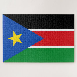 Flagge Südsudans (Afrika) Puzzle