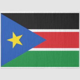Flagge Südsudans (Afrika) Seidenpapier