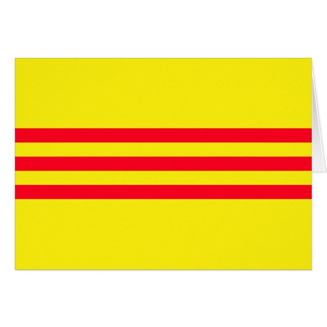 Flagge Südvietnams (Vorderseite (Horizontal))
