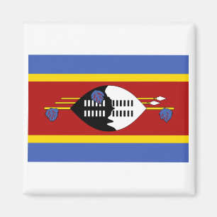 Flagge Swasilands Magnet