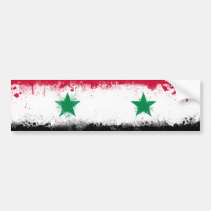 Flagge Syriens Autoaufkleber