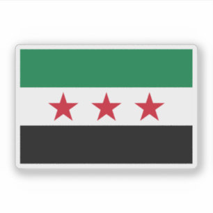 Flagge Syriens (Dezember 2024) Aufkleber