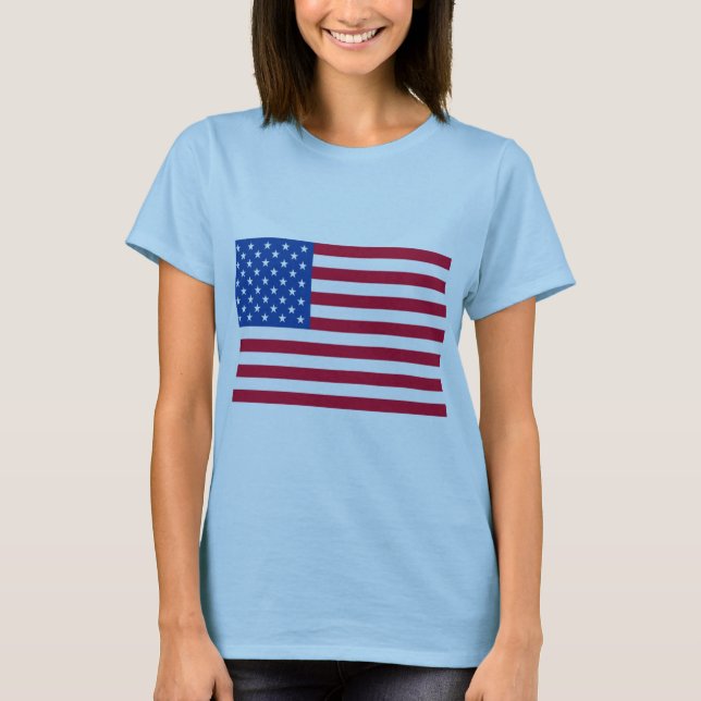 Flagge-T-Shirts und Geschenke T-Shirt (Vorderseite)