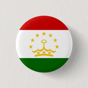 Flagge Tadschikistans Button