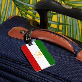 Flagge Tadschikistans Gepäckanhänger