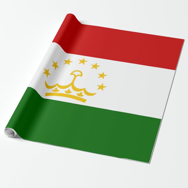 Flagge Tadschikistans Geschenkpapier (Ungerollt)