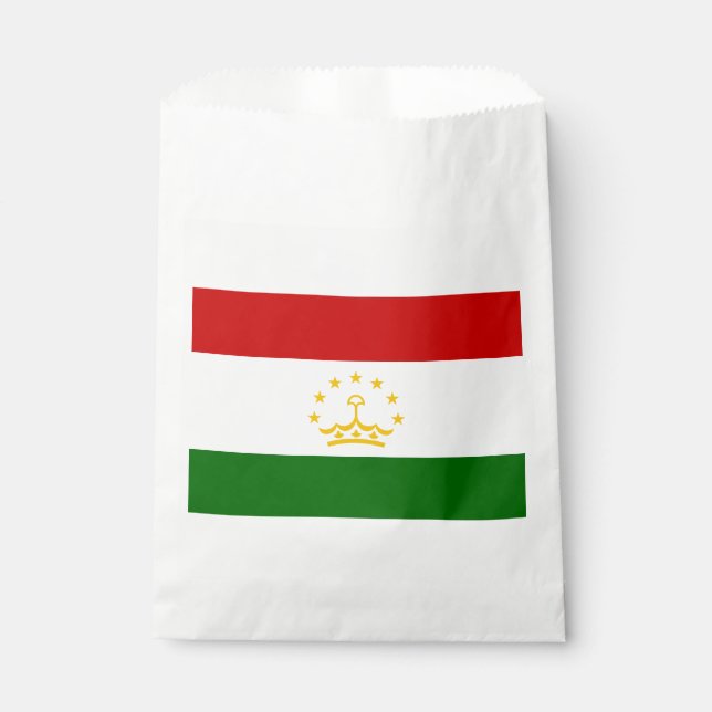Flagge Tadschikistans Geschenktütchen (Vorderseite)