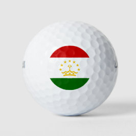 Flagge Tadschikistans Golfball