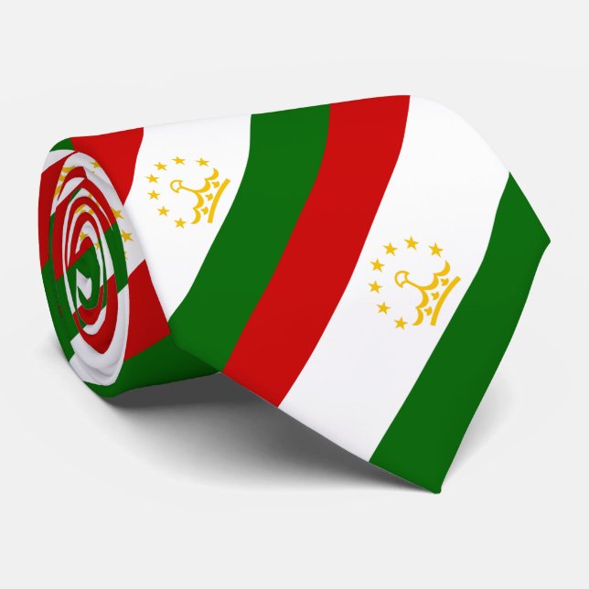 Flagge Tadschikistans Krawatte (Gerollt)