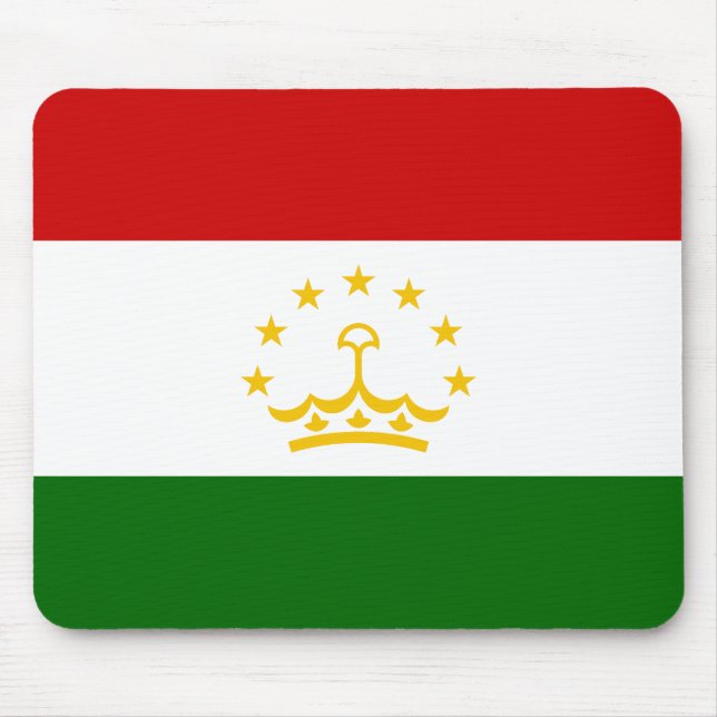 Flagge Tadschikistans Mousepad (Vorne)
