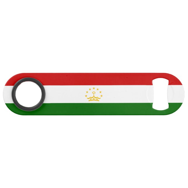 Flagge Tadschikistans Speed Flaschenöffner (Vorderseite (Horizontal))