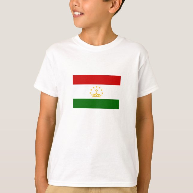 Flagge Tadschikistans T-Shirt (Vorderseite)