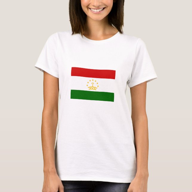 Flagge Tadschikistans T-Shirt (Vorderseite)