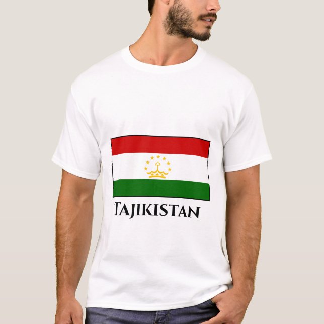 Flagge Tadschikistans T-Shirt (Vorderseite)