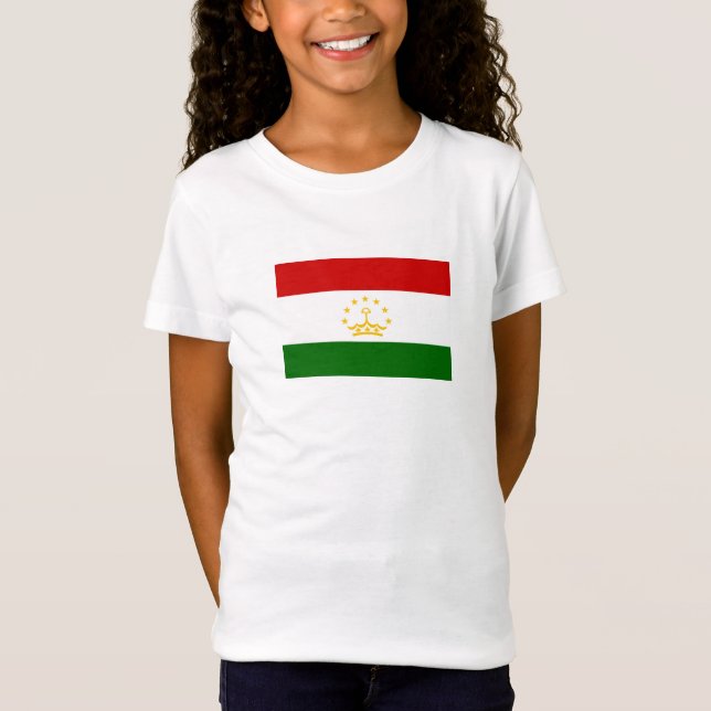 Flagge Tadschikistans T-Shirt (Vorderseite)