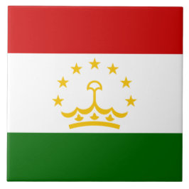 Flagge Tadschikistans (Tadschikistan) (Republik Ta Fliese