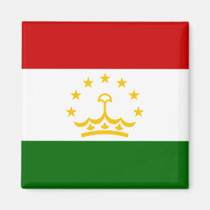 Flagge Tadschikistans (Tadschikistan) (Republik Ta Magnet