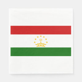 Flagge Tadschikistans (Tadschikistan) (Republik Ta Serviette