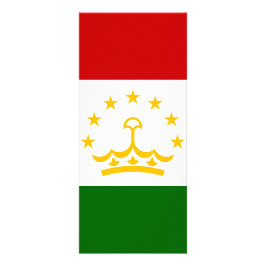 Flagge Tadschikistans Werbekarte