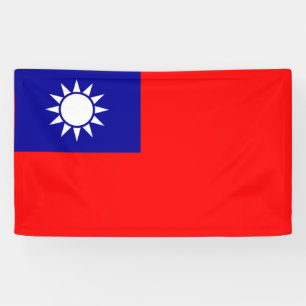 Flagge Taiwans Banner
