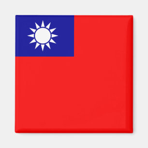 Flagge Taiwans Magnet