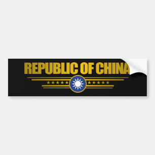 Flagge Taiwans (Republik China) Autoaufkleber