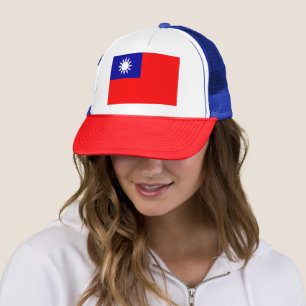 Flagge Taiwans: Republik China, Chinesisch Taipeh Truckerkappe