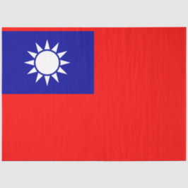 Flagge Taiwans Seidenpapier