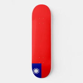 Flagge Taiwans Skateboard