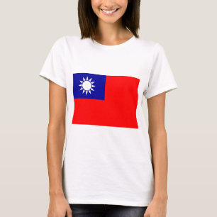 Flagge Taiwans T-Shirt