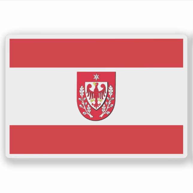 Flagge Teltow, Deutschland Aufkleber (Vorderseite)