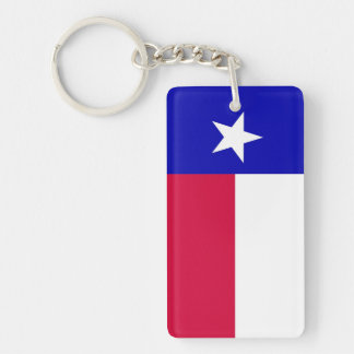 Flagge TexasacrylSchlüsselanhängers (einseitig) Schlüsselanhänger