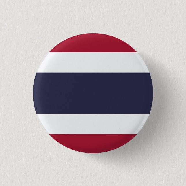 Flagge Thailand Button (Vorderseite)