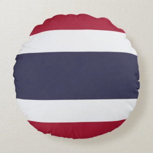 Flagge Thailand Rundes Kissen