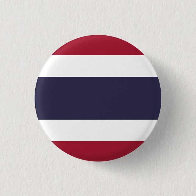 Flagge Thailands Button (Vorderseite)