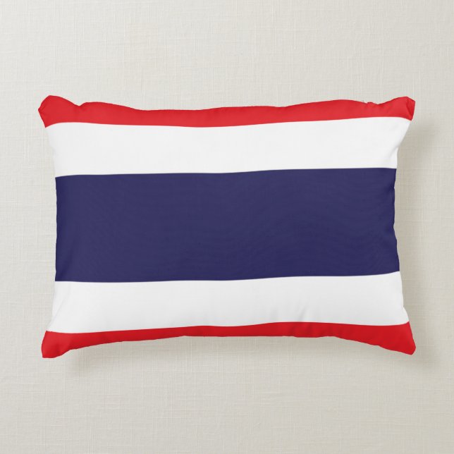 Flagge Thailands Dekokissen (Vorderseite)