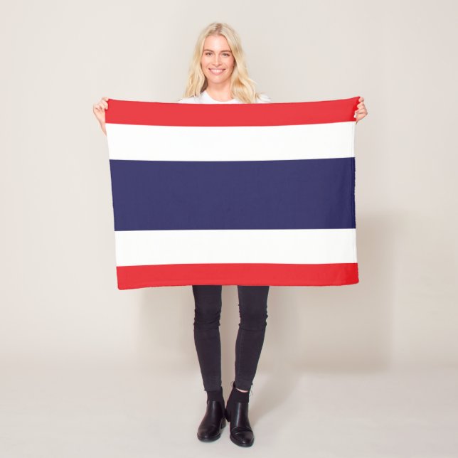 Flagge Thailands Fleecedecke (Beispiel)