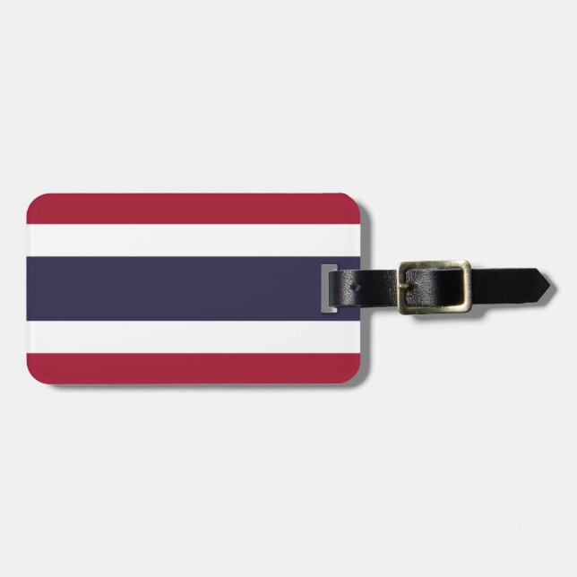 Flagge Thailands Gepäckanhänger (Vorderseite horizontal)