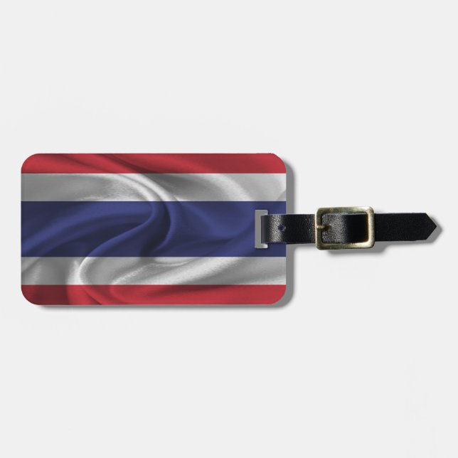 Flagge Thailands Gepäckanhänger (Vorderseite horizontal)