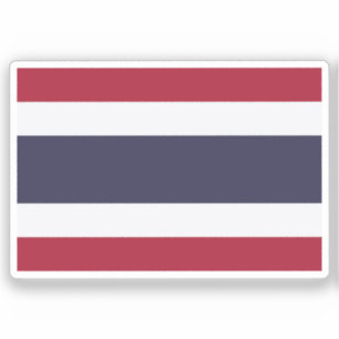 Flagge Thailands individuell zugeschnitten Aufkleber