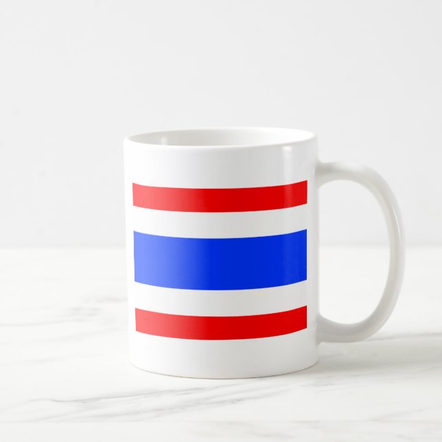 Flagge Thailands Tasse (Rechts)