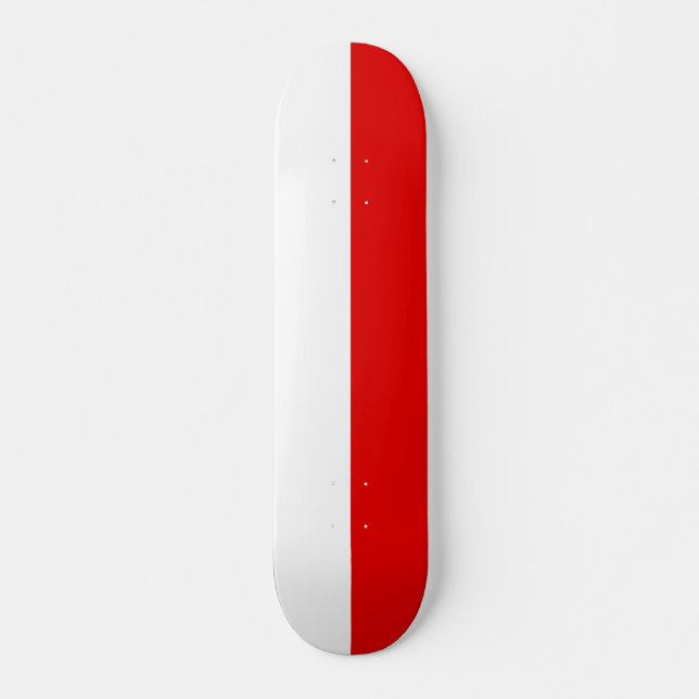 Flagge Thüringens Skateboard (Vorne)