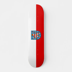Flagge Thüringens Skateboard