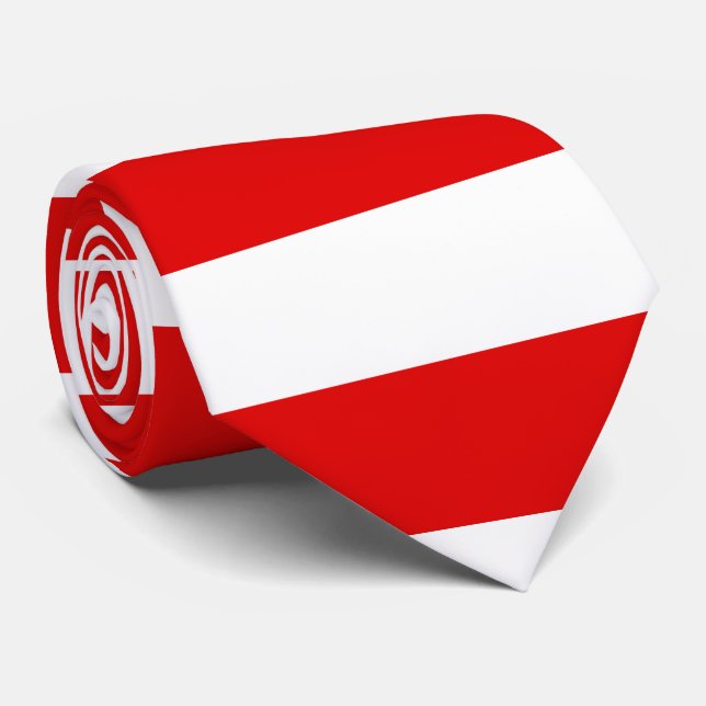 Flagge Thuringia Neck Tie Krawatte (Gerollt)